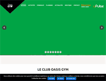 Tablet Screenshot of oasis-gym.fr